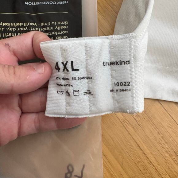 Shapermint Truekind 4X White Daily Comfort Wireless Shaper Bra 10022 Extender - Picture 6 of 8